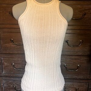 Free People Ribbed Knit Sleeveless Top